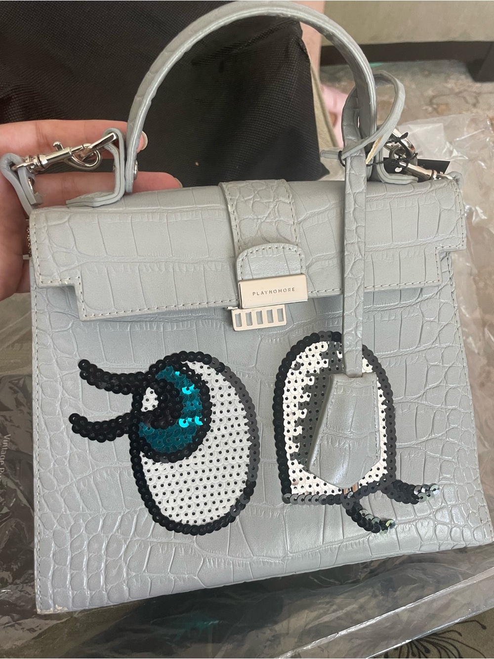 Playnomore bag GREY winky girl